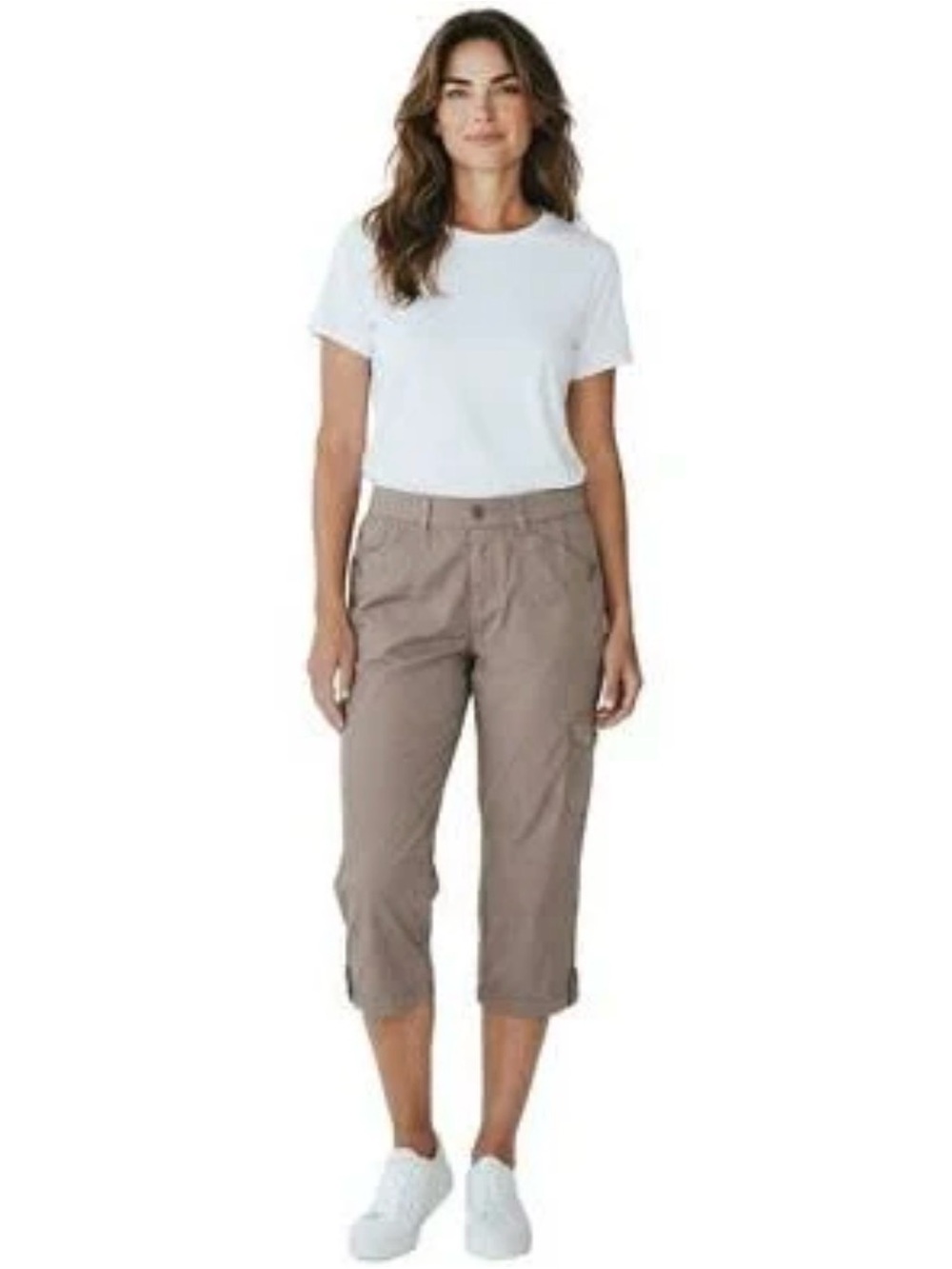 Women’s Crop Utility Pants - Grey